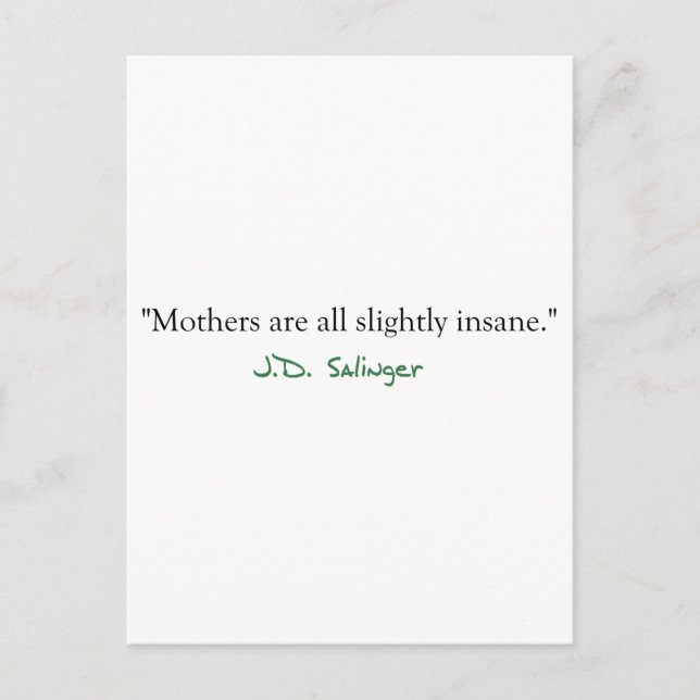 Cartão Postal Mães insanas (Frente)