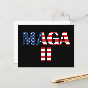 Cartão Postal MAGA 2, bandeira americana