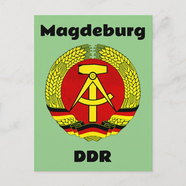 Cartão Postal Magdeburg, DDR, Magdeburg, Alemanha (Ossi) (Frente)