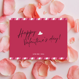 Cartão postal Magenta Happy Valentines