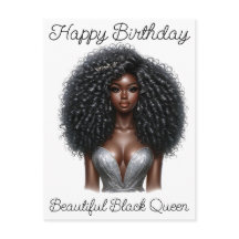 Magia de Menina Preta Aniversário Irmã Melanina Mu