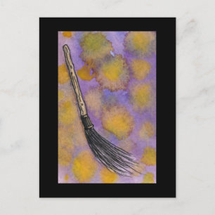 Cartão postal Magic Broom