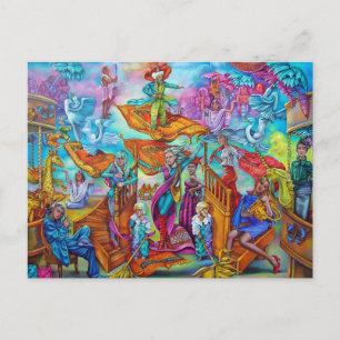 Cartão Postal Magic Carpet