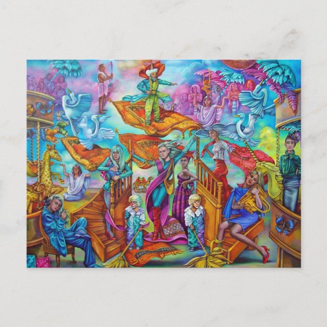 Cartão Postal Magic Carpet (Frente)