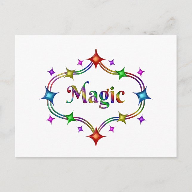 Cartão Postal Magic Stars (Frente)
