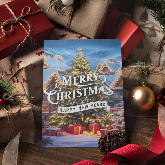 Cartão Postal Mágica de Natal brilhante (Criador carregado)