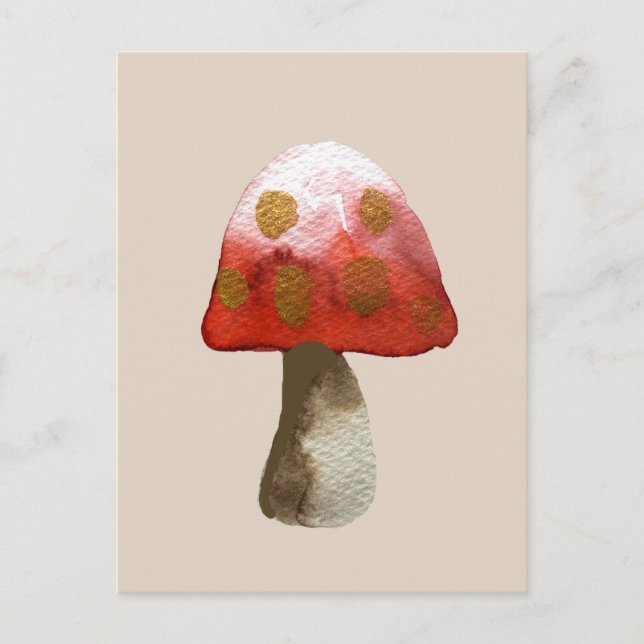 Cartão Postal Mágica em Toadshroom vermelho (Frente)
