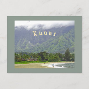 CARTÃO POSTAL  "MÁGICO HANALEI" (KAUAI)