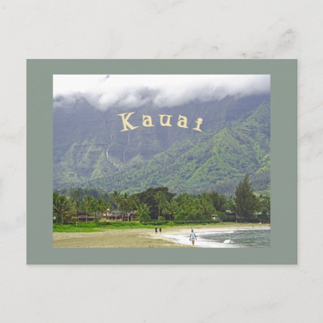CARTÃO POSTAL  "MÁGICO HANALEI" (KAUAI) (Frente)