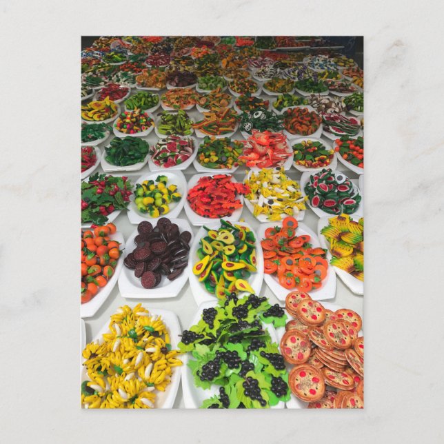 Cartão Postal Magnetos feitos à mão, Feira de rua, Nova Iorque,  (Frente)