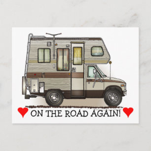 Cartão Postal Magnets RV Camper ClasseC