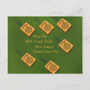 Cartão Postal Mah Jong Wish
