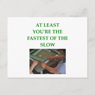 CARTÃO POSTAL MAHJONG