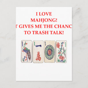 CARTÃO POSTAL MAHJONG