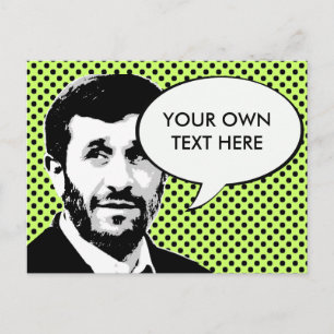 Cartão Postal Mahmoud Ahmadinejad