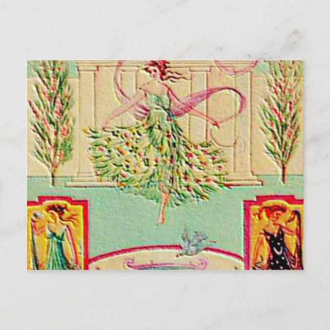 Cartão Postal Maiden Goddess Athena (Frente)