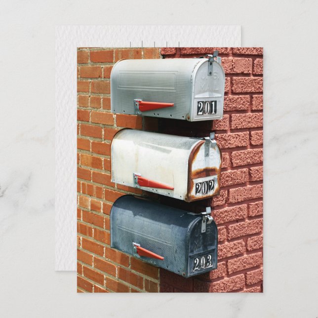 CARTÃO POSTAL MAIL BOX POST BOX POSTCROSSING (Frente/Verso)