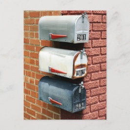 CARTÃO POSTAL MAIL BOX POST BOX POSTCROSSING