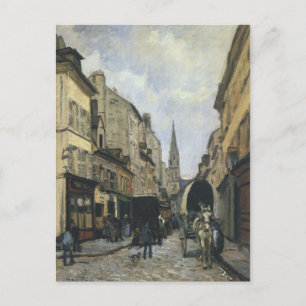 Cartão Postal Main Street em Argenteuil por Alfred Sisley