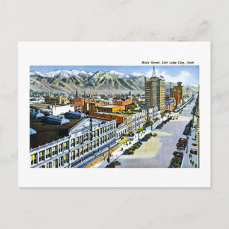 Cartão Postal Main Street, Salt Lake City, Utah