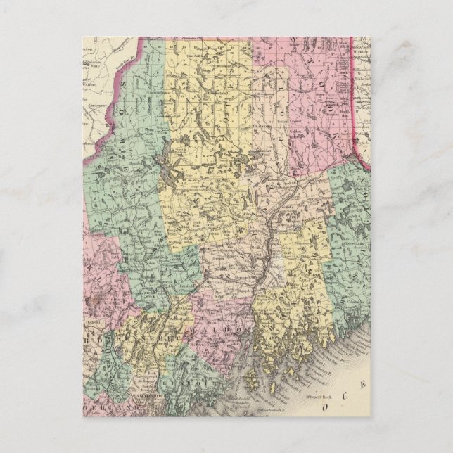 Cartão Postal Maine 14 (Frente)