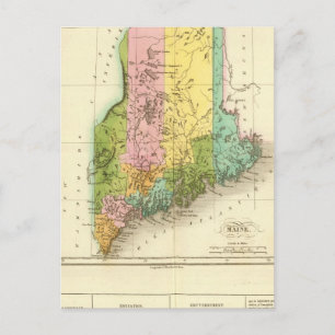Cartão Postal Maine EUA