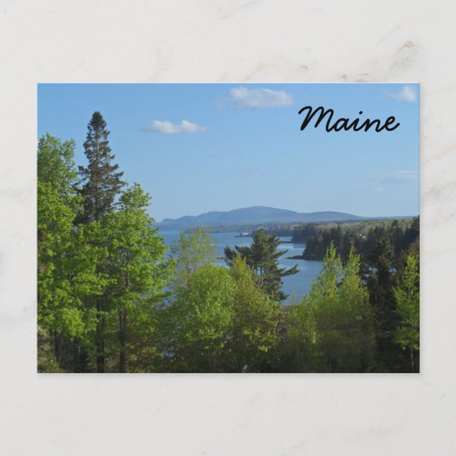 Cartão Postal Maine - Frenchman Bay (Frente)