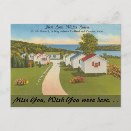 Cartão Postal Maine, Glen Cove Motor Court, Camden