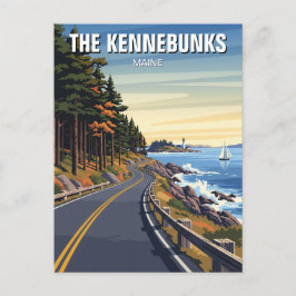 Cartão Postal Maine Kennebunkport Kennebunks Viagem