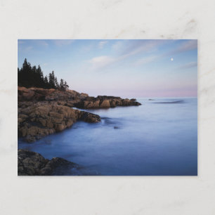 Cartão Postal Maine, Parque Nacional Acadia, Luar