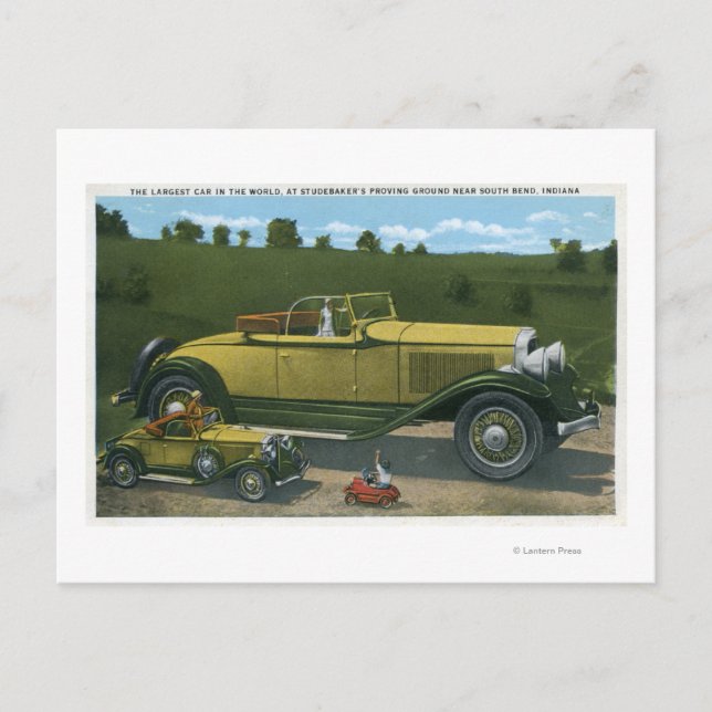Cartão Postal Maior Carro do Mundo, Provador da Studebaker (Frente)