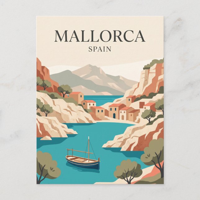Cartão Postal Maiorca Espanha (Frente)