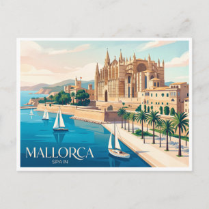 Cartão Postal Maiorca Palma Espanha