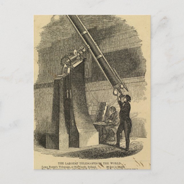 Cartão Postal Maiores telescópios (Frente)