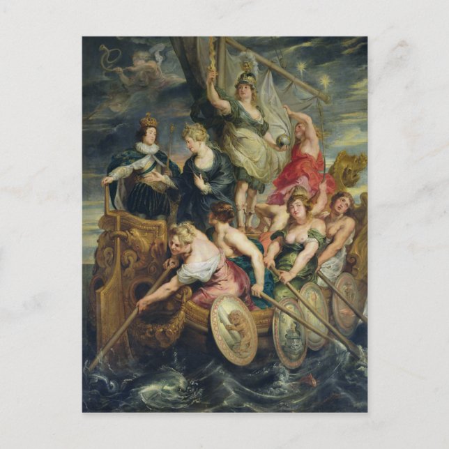 Cartão Postal Maioria de Luís XIII (Frente)