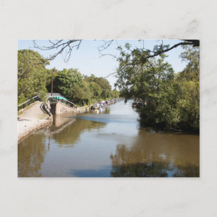 Cartão Postal Mais alto do Canal Macclesfield Poynton Cheshire