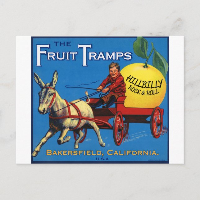 Cartão Postal Mais diversão com a Fruta (Frente)