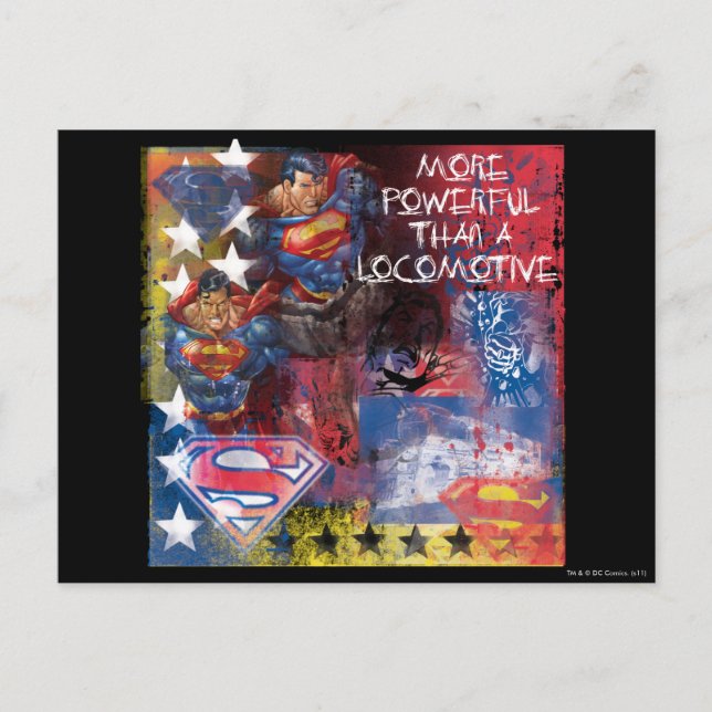 Cartão Postal Mais Poderoso Que Uma Locomotiva (Frente)