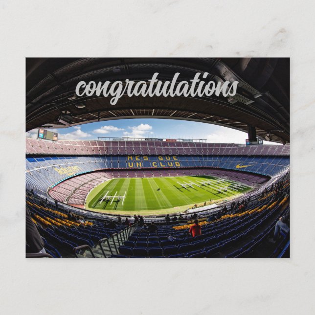 Cartão Postal mais que um clube (Frente)