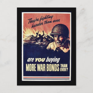 Cartão Postal Mais Títulos de Guerra