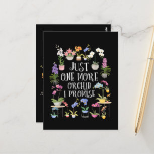 Cartão Postal Mais Uma Orquídea Eu Prometo