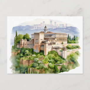 Cartão Postal Majestade Alhambra: Um Legado Eterno