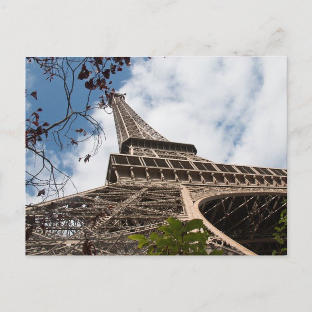 Cartão Postal Majestade da Torre Eiffel: Paris de Baixo (Frente)