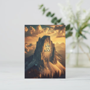 Cartão Postal Majestosa Montanha: O Senhor É Minha Rocha