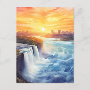 Cartão Postal Majestosas Cataratas do Niágara #13