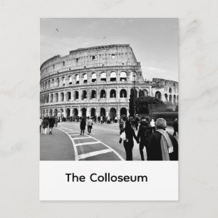 Cartão Postal Majestoso Coliseu Romano: Arquitetura Icônica do P