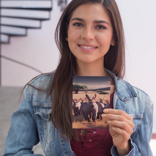 Cartão Postal Majexpressa em Aardvark Roam, as planícies do rio (Criador carregado)