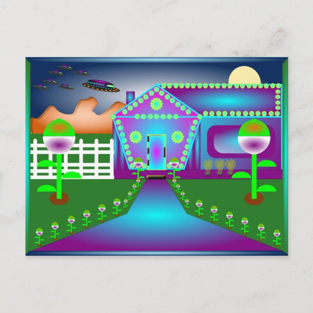 Cartão postal Majik Evening (Frente)