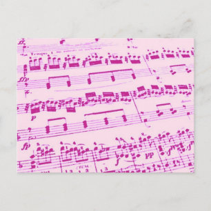 Cartão Postal Major de Música/Estudante/Professor