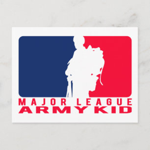 Cartão Postal Major League Army Kid